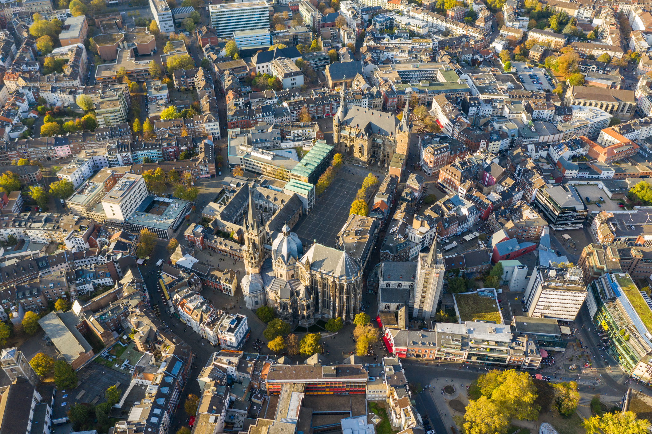 Panorama der Stadt Aachen